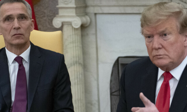 image: Trumps bisarre usannhet foran Stoltenberg